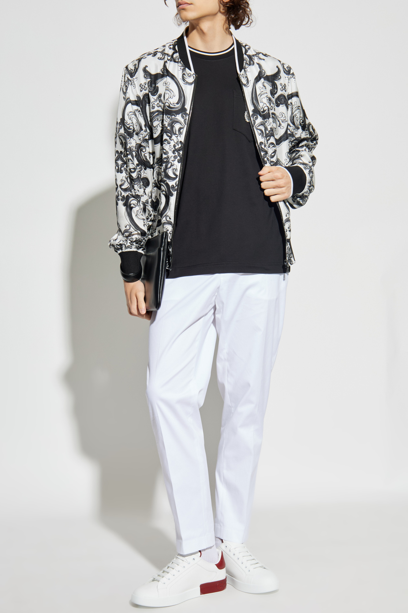 DOLCE&GABBANA クロップド丈Tシャツ Dolce&Gabbana(ドルチェ＆ガッバーナ) クロップドTシャツ （L